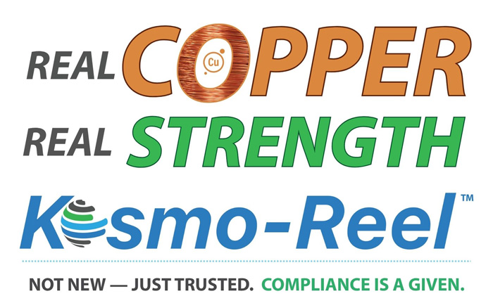 Real Copper, real strength, kosmo-reel